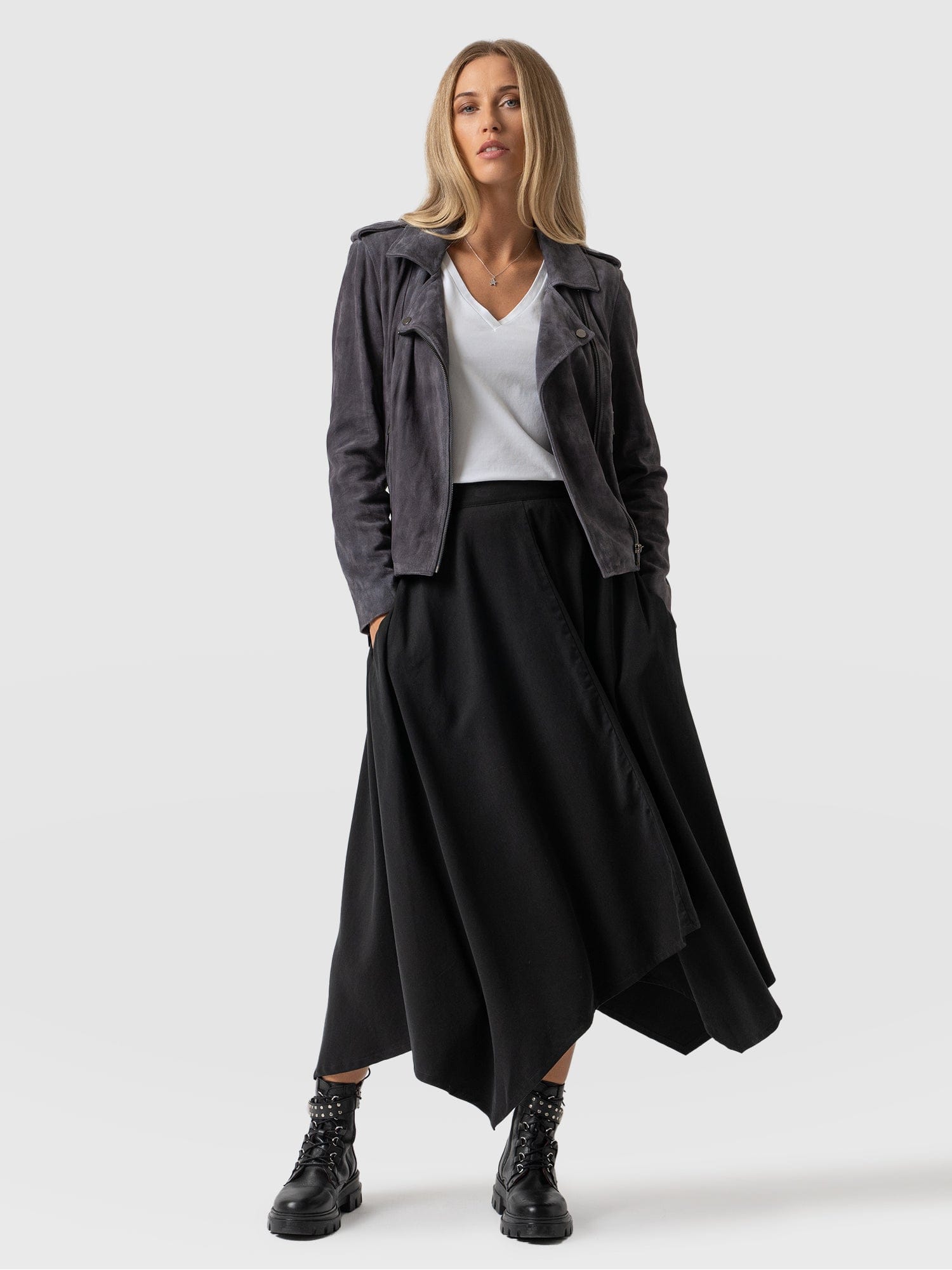Noho Skirt Black - Women's Skirts | Saint + Sofia® USA